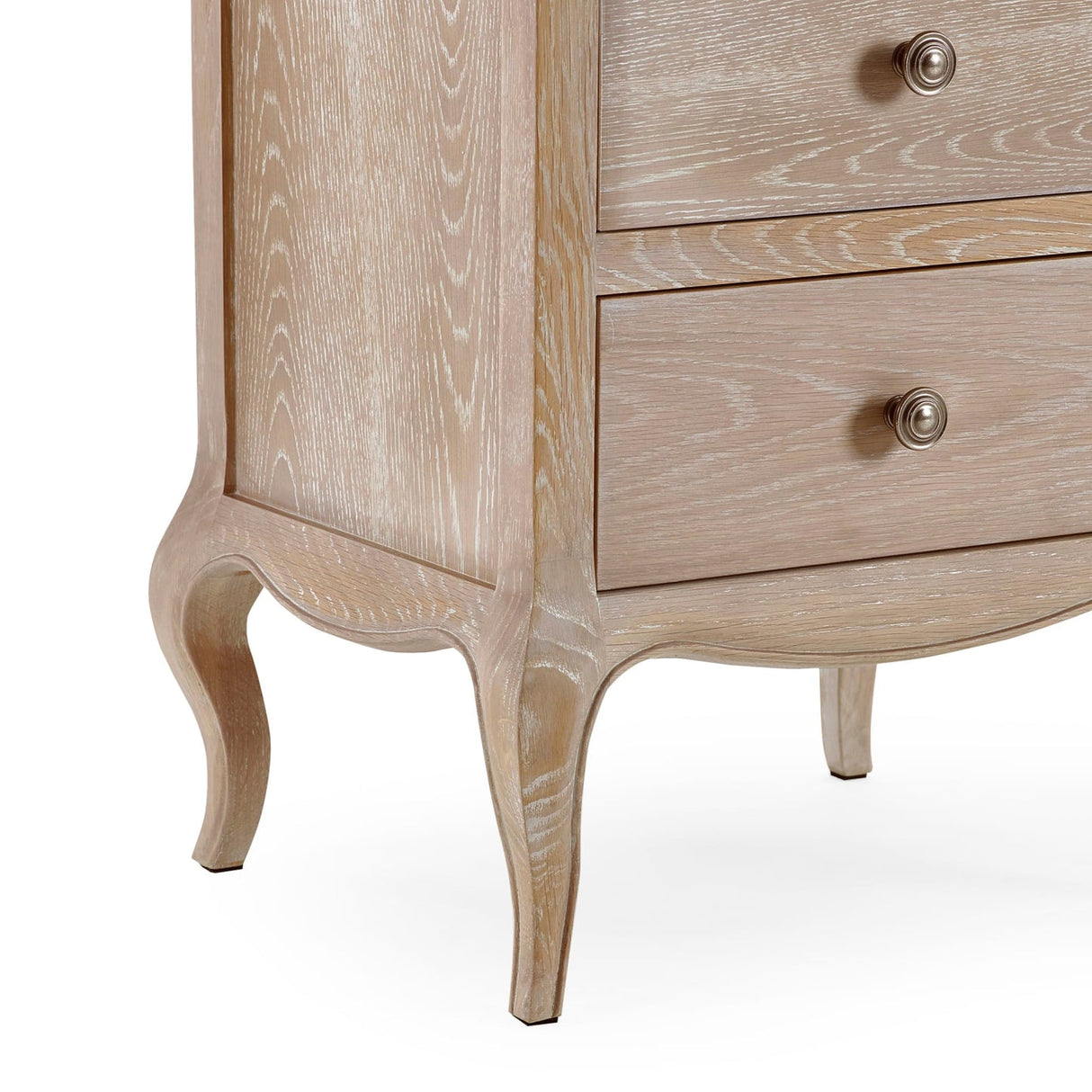 Wooden Bedside Cabinet With 2 Drawers - Camille