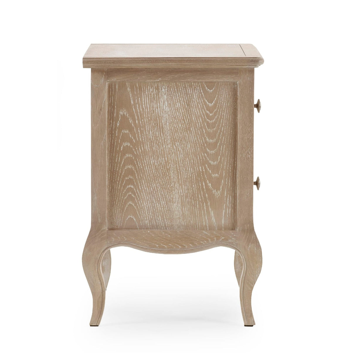 Wooden Bedside Cabinet With 2 Drawers - Camille