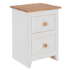 Wooden Bedside Cabinet With 2 Drawers - Capri