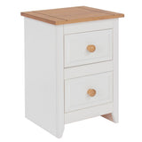 Wooden Bedside Cabinet With 2 Drawers - Capri