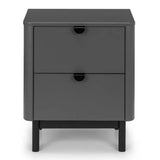 Wooden Bedside Cabinet With 2 Drawers - Chloe