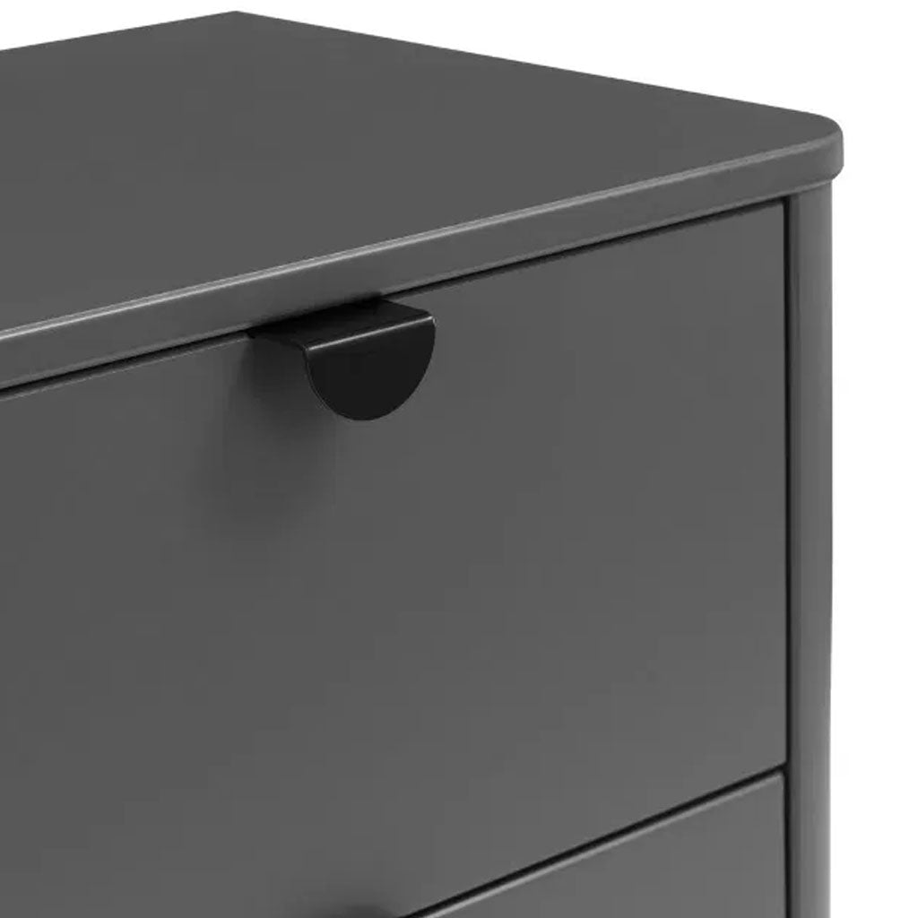 Wooden Bedside Cabinet With 2 Drawers - Chloe
