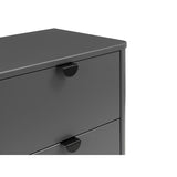 Wooden Bedside Cabinet With 2 Drawers - Chloe