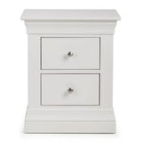 Wooden Bedside Cabinet With 2 Drawers - Clermont