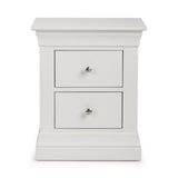 Wooden Bedside Cabinet With 2 Drawers - Clermont