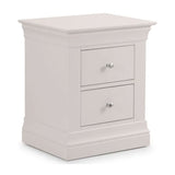 Wooden Bedside Cabinet With 2 Drawers - Clermont