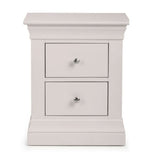 Wooden Bedside Cabinet With 2 Drawers - Clermont
