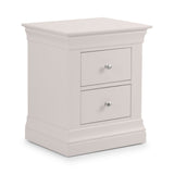 Wooden Bedside Cabinet With 2 Drawers - Clermont