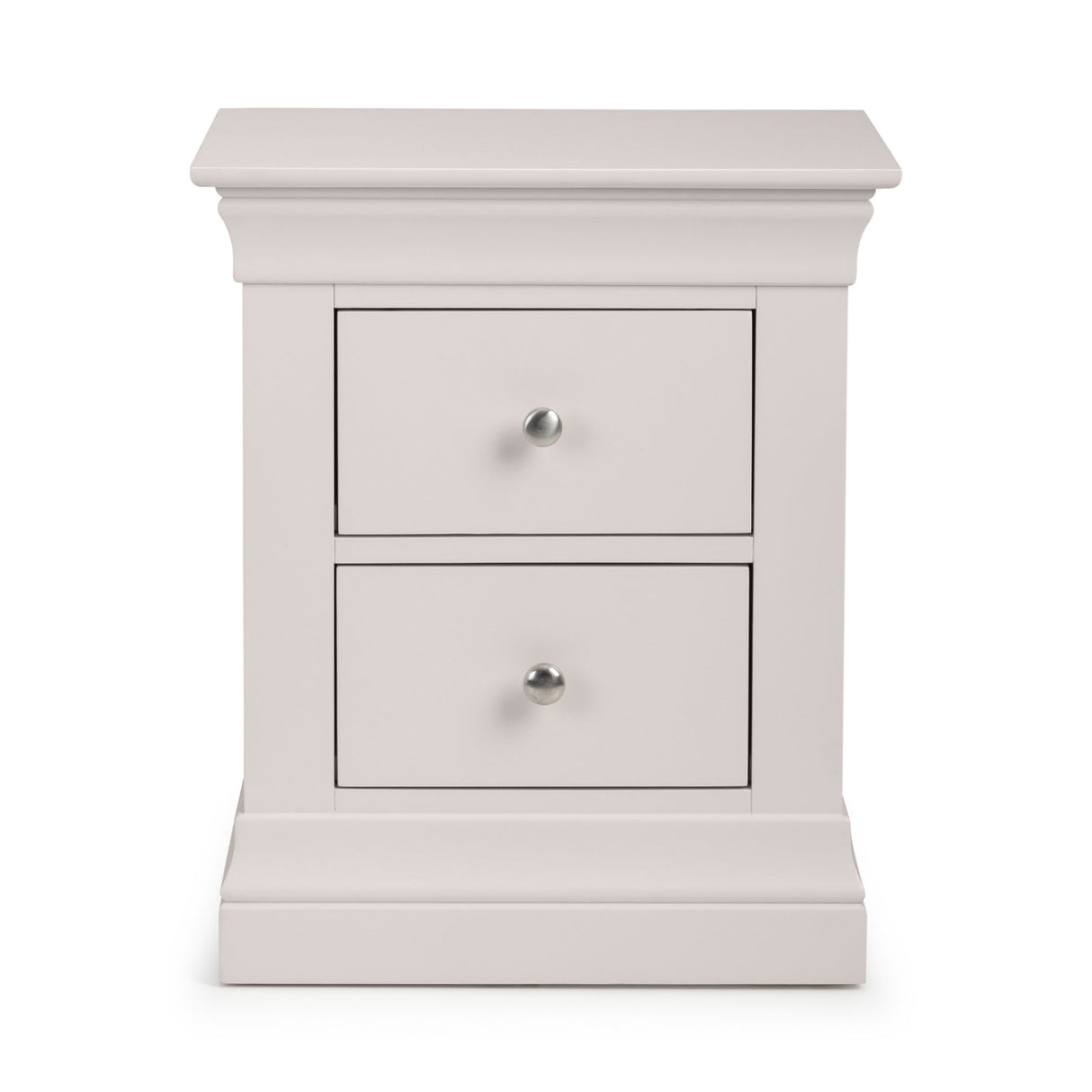 Wooden Bedside Cabinet With 2 Drawers - Clermont