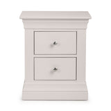 Wooden Bedside Cabinet With 2 Drawers - Clermont
