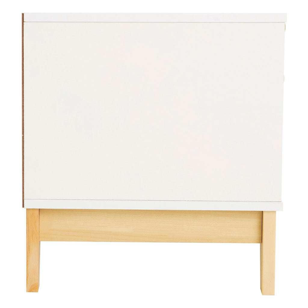 Wooden Bedside Cabinet With 2 Drawers - Cody