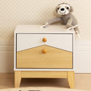 Wooden Bedside Cabinet With 2 Drawers - Cody
