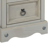 Wooden Bedside Cabinet With 2 Drawers - Corona