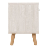 Wooden Bedside Cabinet With 2 Drawers - Dixie