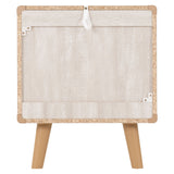 Wooden Bedside Cabinet With 2 Drawers - Dixie