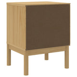 Wooden Bedside Cabinet With 2 Drawers - Floro