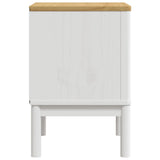 Wooden Bedside Cabinet With 2 Drawers - Floro