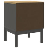 Wooden Bedside Cabinet With 2 Drawers - Floro