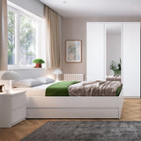 Wooden Bedside Cabinet With 2 Drawers - Fribo