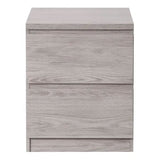 Wooden Bedside Cabinet With 2 Drawers - Jupiter