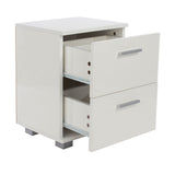 Wooden Bedside Cabinet With 2 Drawers - Lido