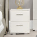 Wooden Bedside Cabinet With 2 Drawers - Lido