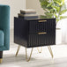 Wooden Bedside Cabinet With 2 Drawers - Murano
