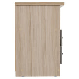 Wooden Bedside Cabinet With 2 Drawers - Nevada