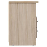 Wooden Bedside Cabinet With 2 Drawers - Nevada