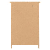 Wooden Bedside Cabinet With 2 Drawers - Nevada