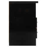 Wooden Bedside Cabinet With 2 Drawers - Nevada