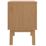 Wooden Bedside Cabinet With 2 Drawers - Olden