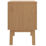 Wooden Bedside Cabinet With 2 Drawers - Olden