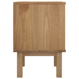 Wooden Bedside Cabinet With 2 Drawers - Otta