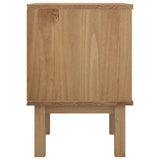 Wooden Bedside Cabinet With 2 Drawers - Otta