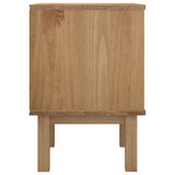 Wooden Bedside Cabinet With 2 Drawers - Otta