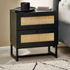 Wooden Bedside Cabinet With 2 Drawers - Padstow