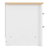 Wooden Bedside Cabinet With 2 Drawers - Portland