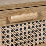 Wooden Bedside Cabinet With 2 Drawers - Sydney