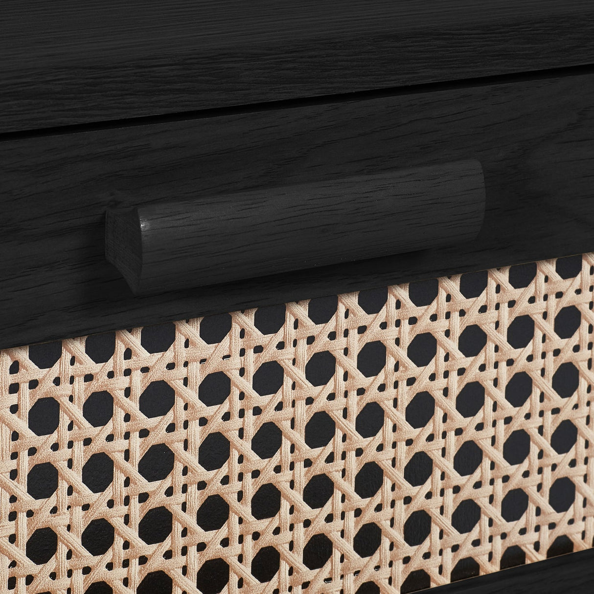 Wooden Bedside Cabinet With 2 Drawers - Sydney