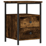 Wooden Bedside Cabinet With 2 Drawers - Vantage Home