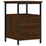 Wooden Bedside Cabinet With 2 Drawers - Vantage Home