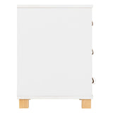 Wooden Bedside Cabinet With 3 Drawer - Brooklyn