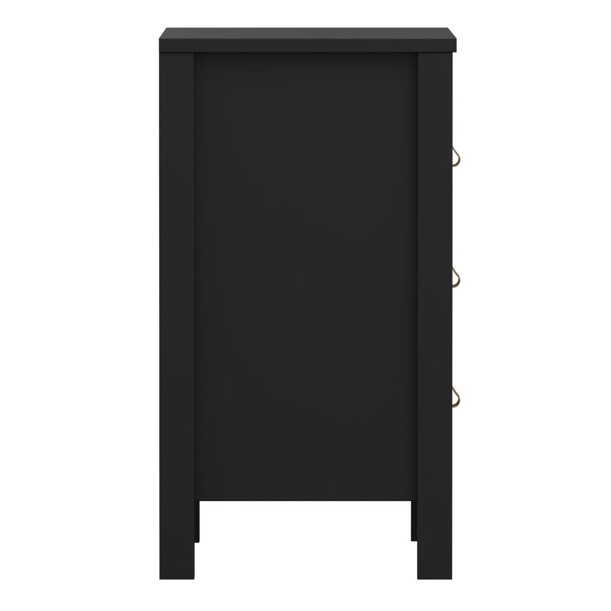 Wooden Bedside Cabinet With 3 Drawers - Barcelona