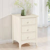 Wooden Bedside Cabinet With 3 Drawers - Cameo