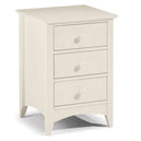 Wooden Bedside Cabinet With 3 Drawers - Cameo