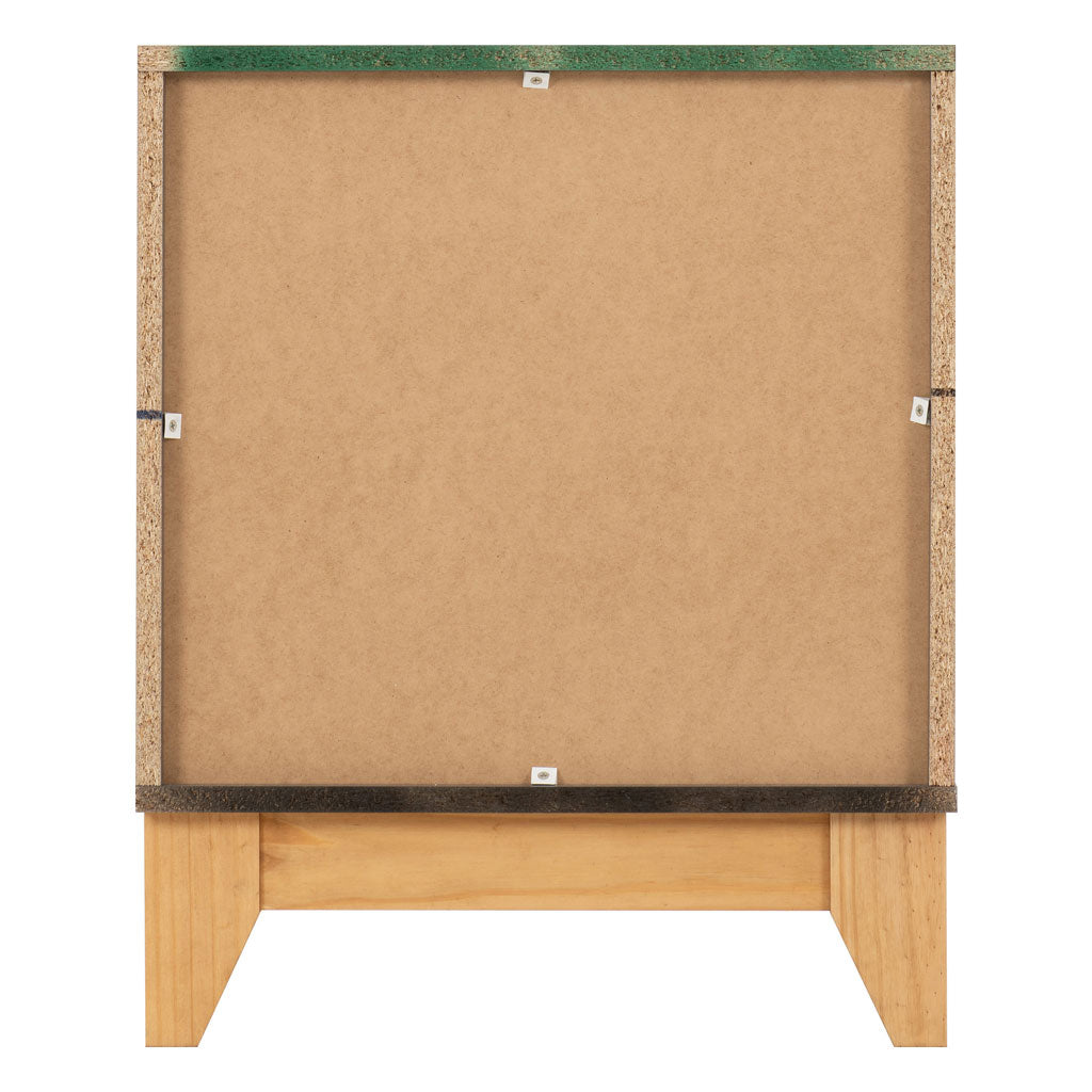 Wooden Bedside Cabinet With 3 Drawers - Cleveland