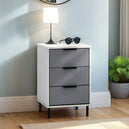 Wooden Bedside Cabinet 3 Drawers - Madrid