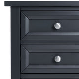 Wooden Bedside Cabinet With 3 Drawers - Maine