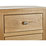 Wooden Bedside Cabinet With 3 Drawers - Mallory